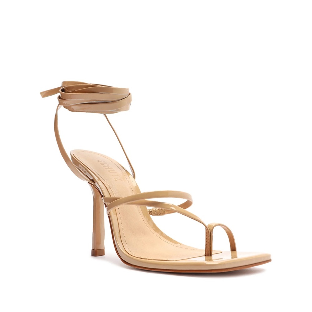 SCHUTZ Tan Strappy Heels